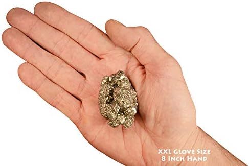 Rock Your Chakra Pyrite Crystal 1" 2-4 Oz Peru Raw Rocks and Minerals Third Eye Chakra Healing Crystals and Stones