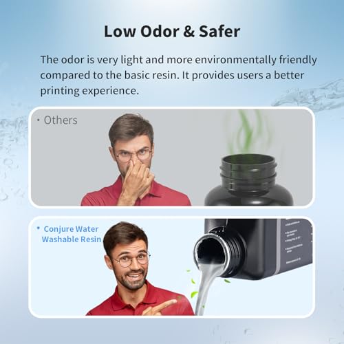 Chitu Systems Resina Lavable al Agua de 2 kg Conjure: Acabado Rápido y Fácil Limpieza para Impresoras 3D LCD/DLP/SLA, Fotopolímero Estándar de 405 nm - Fernando Cortés