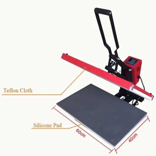 2400W Heavy-Duty Heat Press Machine - Digital Industrial Sublimation Printer for DIY Projects & Small Business | High Power Transfer Press for T-Shirts, Mugs & More