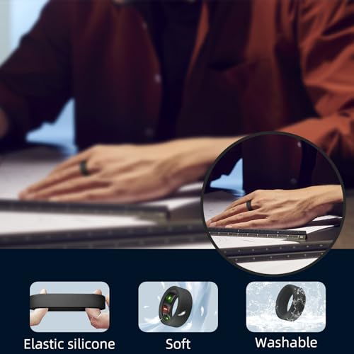 NewJourney 8 Pack Cover Compatible with Oura Ring Gen 4/3, UltraHuman Ring AIR, Anti Scratch Elastic Silicone Protector for Working Out (S, HotPink/Violet/White/Clear/Pink/Purple/Raisin/Red)3