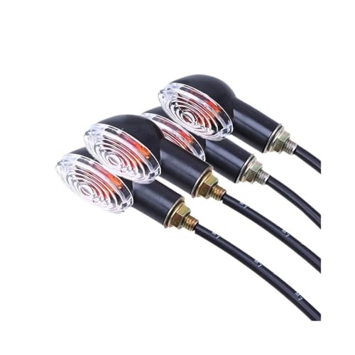 Clignotant pour scooter et moto ambre pour rouler en ville en sécurité - Pack de 4 lampes