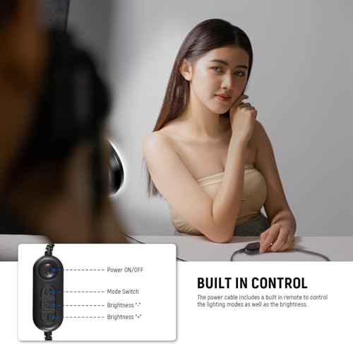 Image of NEEWER BASICS 5 inch Ring Light for Video Conference Lighting, 2 Pack Clip on Light Kit with Desk Tripod Stands for Monitor Laptop Computer Zoom Call Live Streaming Recording Remote Working Learning, BR60