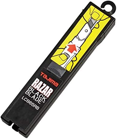 Cutter Tajima DC561YB Avec 13 Lames RAZAR BLACK - Acier Japonais, Design Compact