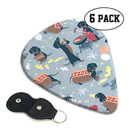 Hot Dogs and Lemonade Lot de 6 médiators pour guitare acoustique, guitare électrique, basse, ukulélé – fin, moyen et… - Les Beatles, Paul McCartney, John Lennon, RIngo Starr, George Harrison Hot Dogs and Lemonade Lot de 6 médiators pour guitare acoustique, guitare électrique, basse, ukulélé – fin, moyen et… – Image 3