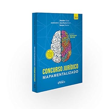 Capa do livro Concursos jurídicos mapamentalizados - 1ª edição - 2019
