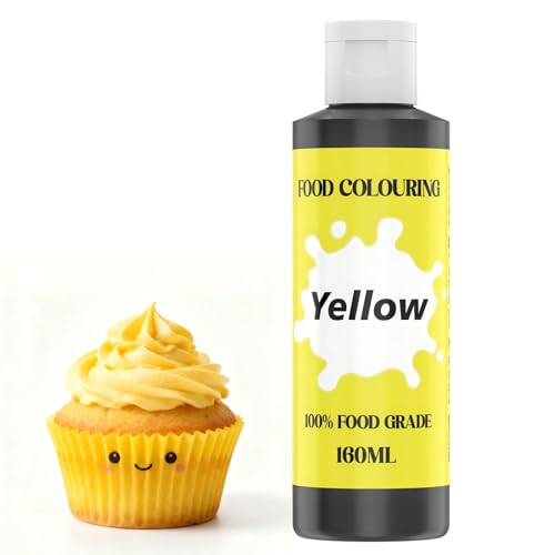 Colorant Alimentaire - 160ml Colorants Alimentaires Hautement Concentré de Grande Capacité pour la Décoration de Gâteaux,Colorants Alimentaires Liquide...