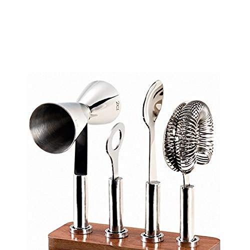 Cosmo Bar Set d'outils et son support élégant en bois d'acacia