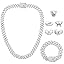 Silver Jewelry Set 18 Inches Silver Jewelry Set 18 Inches