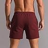 Men's Running Shorts Athletic Gym Shorts with Elastic Waistband Moisture-Wicking for Jogging Workout Fitness Training Casual Wear Wind red M #5