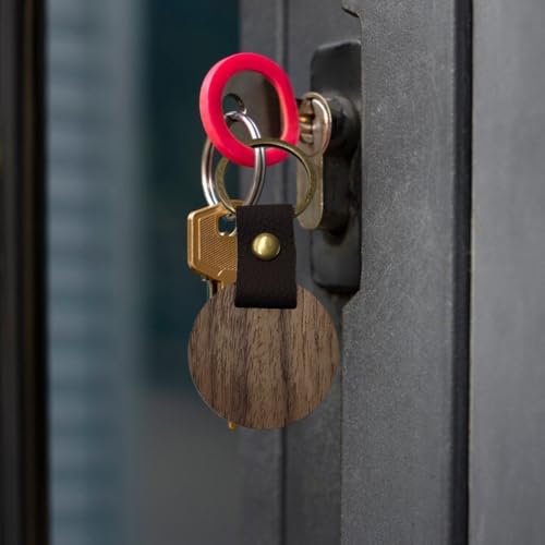 Llavero de madera pequeño para evitar pérdidas organizando llaves con etiquetas personalizadas 3