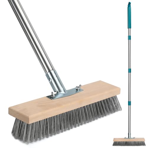 Stainless Steel Deck Scrub Brush