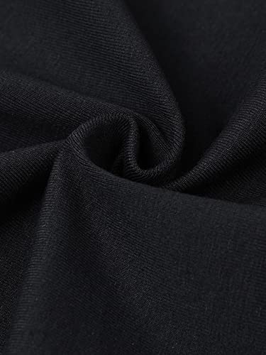 tanzdunsje Ballettanzug Mädchen Ballett Trikot Kinder, Ballett Body TanzBody Turnanzug Gymnastikanzug Trikot für Kinder Damen, 140 Schwarz