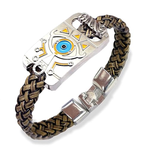 BJPERFMS Pulsera Zelda, Pulsera Sheikah Slate, Armband, Brazalete Personalizada Tears Símbolo, Regalo para Fans