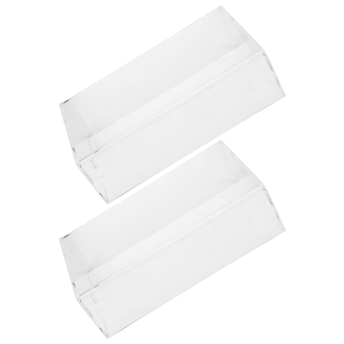 Funda antipolvo para ratón transparente en acrílico resistente de 2 unidades 8