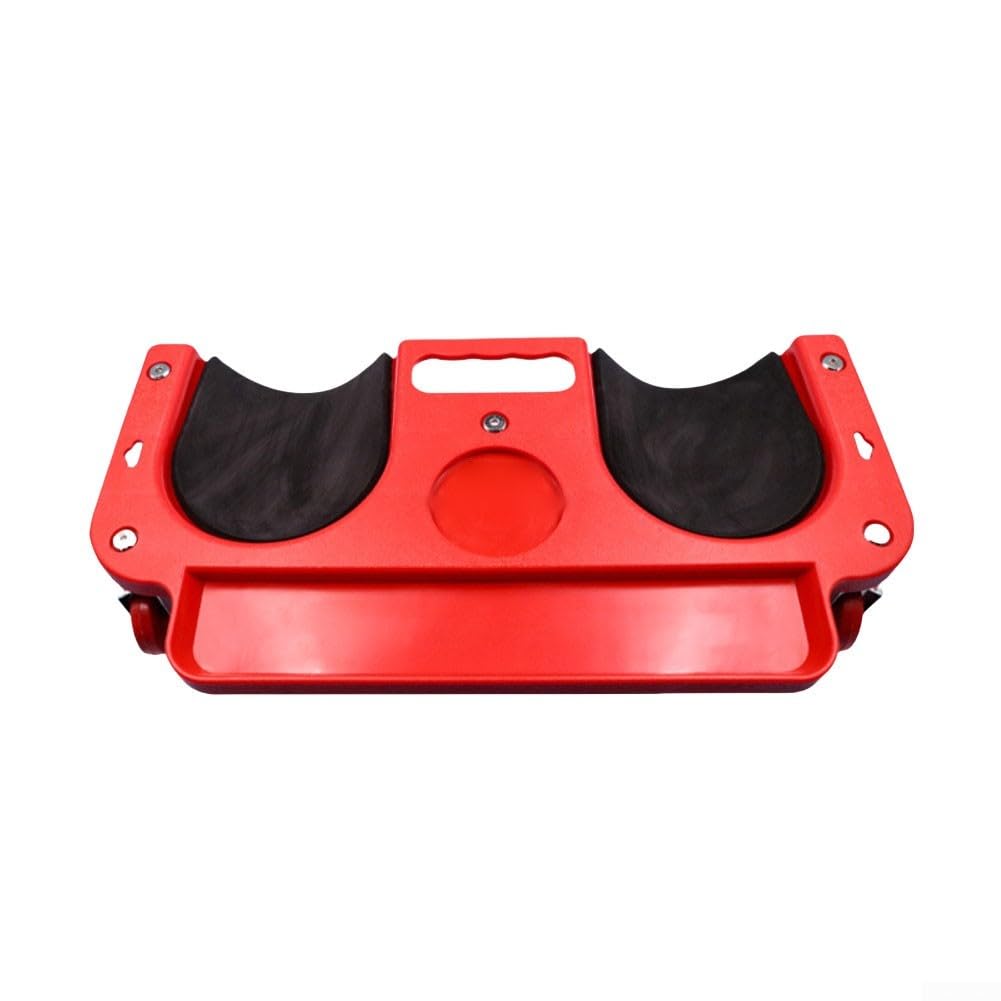 Rodillera resistente para taller de automóviles, almohadilla deslizante de plástico PE con ruedas de 360°, cojín de reparación portátil para proteger las rodillas durante el mantenimiento y la