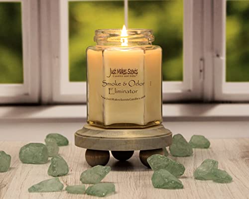 3 Pack - Smoke And Odor Eliminator Candle - Odor Eliminating Scented Candles For Home - Neutralizes Cigarette, Food, And Pet Smells | Natural Soy Wax Candle, Hand Poured In The Usa #TOP4