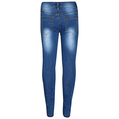A2Z 4 Kids Jeans Lightweight Denim Ripped Pants Comfort Skinny Stretch Jeans Trendy Stretchable Pants for Girls Age 3-14