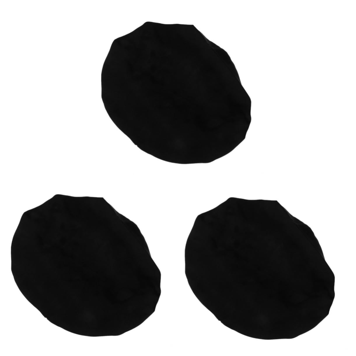 3stücke Seidene Schlafhaube Für Damen Verstellbare Haarpflege-haube Für Nachtgebrauch Für Lockiges Haar Schwarz Schützt Ihr Haar Während Des Schlafs Handwaschbar