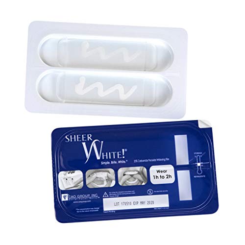 Teeth Whitening Strips - Sheer White! 20% Professional Teeth Whitening Strips Films Kit #TOP4