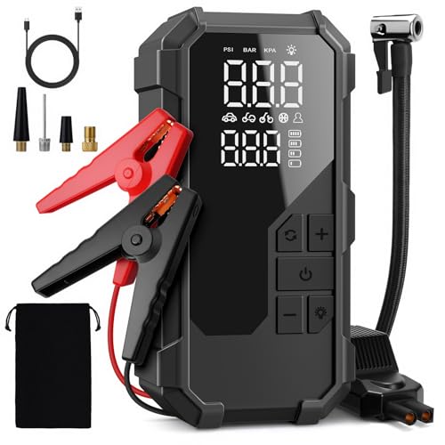 Jump Starter with Air Compressor, 3000A...
