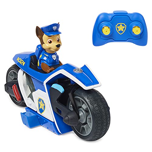 Paw Patrol, Chase RC Movie Motorcycle, Remote Control Car Kids Toys for Ages 3 and up