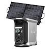 AMPACE Andes 1500 Power Station 2400W(Surge 3600W) Solar Generator with 100W Solar Panel, 1462Wh Solar Power Station, 1800W A-Boost Fast Charging, APP Control, Emergency Power for Home Use