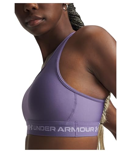 Image of Under Armour Crossback Mid Impact Heather Bra