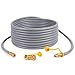 GASPRO 36 feet Natural Gas Hose Extension with 3/8 Male Flare Quick Connect/Disconnect for BBQ Gas Grill- 50,000 BTU Fits Low Pressure Appliance with 3/8" Female Flare Fitting-CSA Certified