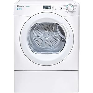 Candy CSEV9LG 9kg Freestanding Vented Tumble Dryer, 9kg Load, White, C Rated