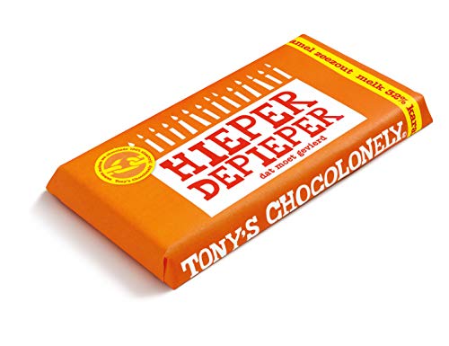 Tony's Chocolonely - Chocoladereep Melk Karamel Zeezout - Zeg 't met een reep "Hieper de pieper"- 180 gram - Fairtrade Chocolade - Image 3