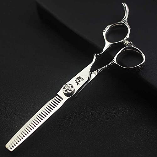 Salão importado japonês tesoura de barbearia especial 440c aço inoxidável 6 polegadas tesoura profis