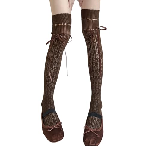 Bas résille hauts de cuisse antidérapants et chaussettes ballet femme