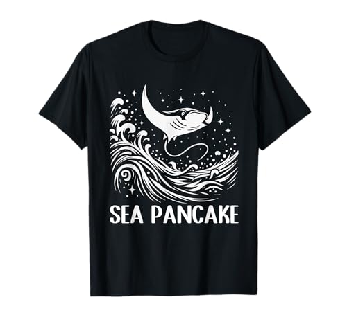 Sea Pancake Manta Ray Ocean Conservation Marine Wildlife T-Shirt