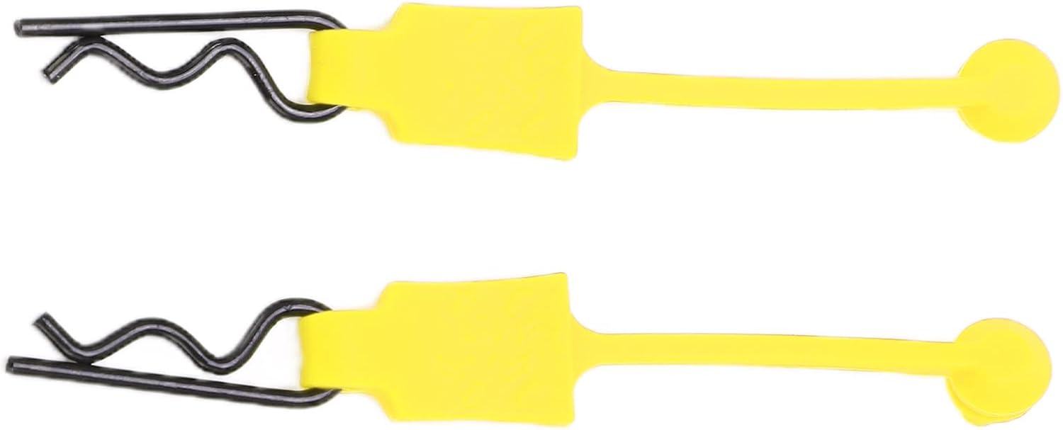 RC Car Body Clips, 4PCS 1/10 Scale Shell Bolt Pins Model Car Body Fasteners for RC Enthusiasts Off-Road Racing and Hobby Building(Yellow)