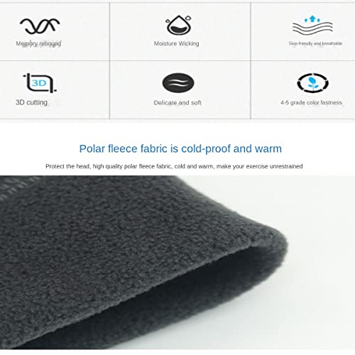 Tyccdfj Men Polar Fleece Caps Winter Warm Outdoor Sports Skiing Cycling Cap Hat Windproof Soft Beanie Cap Women Ski Bike Hat (Red) #TOP4