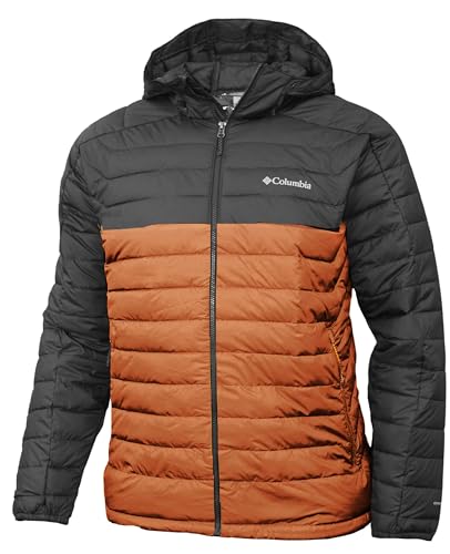 Image of Columbia Men's White Out II Insulated Omni Heat Hooded Jacket (US, Alpha, XX-Large, Regular, Regular, Warm Copper)