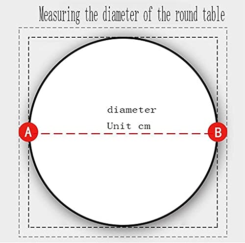 Zwysl Office Chair Mat Round Carpet Protector Strong Polycarbonate Floor Protector Mat Clear Floor Mats Protection For Swivel Chairs (Color : 1.5Mm, Size : Round 60 Cm) #TOP5