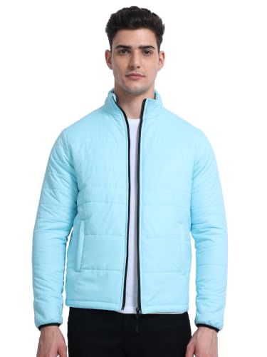 Image of Scott International Men's Padded Quilted Winter Jacket | Puffer Jacket | Padded Nylon Fabric | Full Sleeves | Front Zip Closure | Lightweight Casual Jacket | Travel & Outdoor Winter Wear