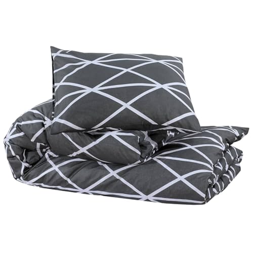 Housse de couette coton 260x240 idéale contre la transpiration nocturne en chambre