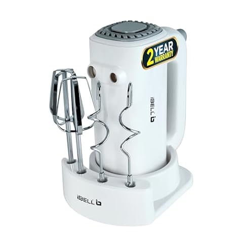 iBELL WHISK350 Electric Hand Mixer - 350W with 5 Speed Control