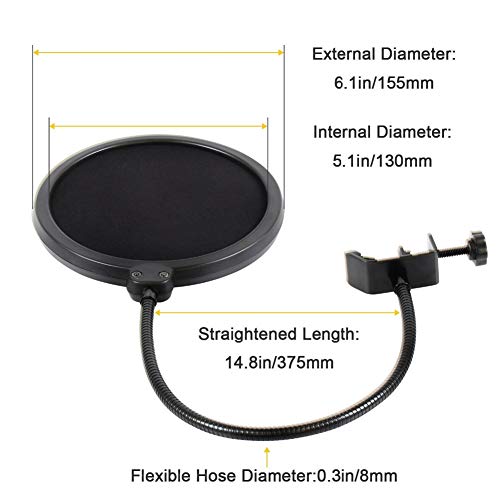 Heaven2017 Condenser Microphone Bundle Set Bm-800 Vocal Recording Wired Mic Set For Studio Audio Recording & Broadcasting Pink #TOP4