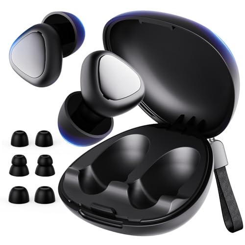 Nepagz Noise Cancelling Ear Plugs for Sleeping, Reusable Silicone Earplugs with 6 Eartips and Carry...