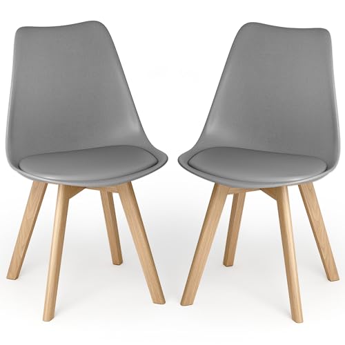 Xbro Chaise Salle à Manger Nordique Design Ensemble 2/4/6 Chaises Cuisine Confortables PP + PVC...