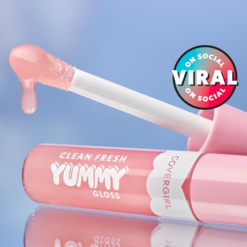 COVERGIRL Clean Fresh Yummy Lip Gloss, Sheer, Natural Scents, Vegan Formula - 120 Sunshine Rays, 0.33 fl oz - image 5