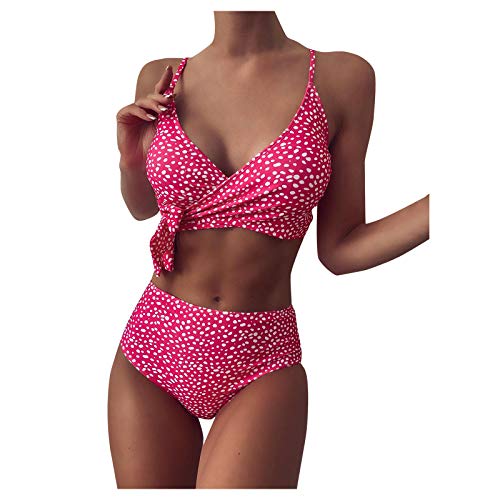 WENOVL Bikini Mujer Trajes de Baño con Relleno Push-Up Acolchado Bra Tops y Braguitas Bikini Sets Talla Grande Cover