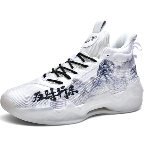 Zapatillas de baloncesto para hombre, zapatos deportivos ligeros y transpirables talla 36