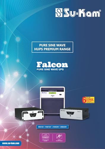Image of Su-Kam Falcon Eco 950 /12V Pure Sine Wave UPS (White)