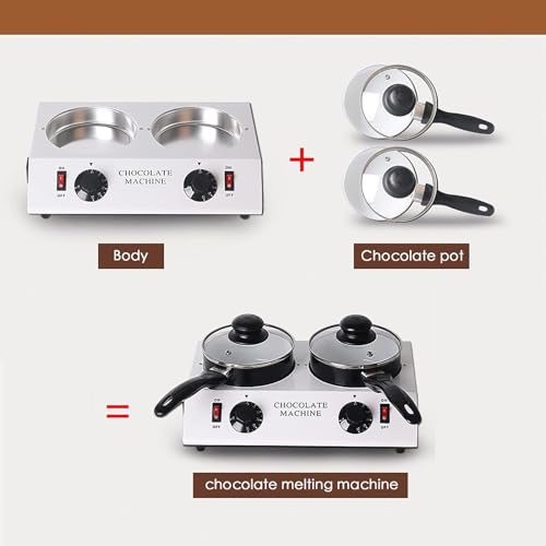 Máquina para derretir chocolate y queso eléctrica non-stick miniatura 6