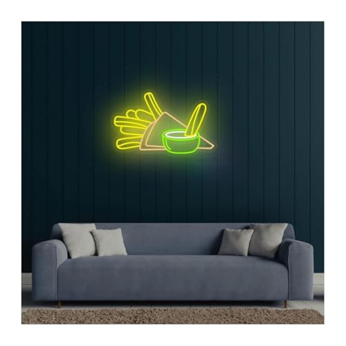 Néon enseignes lumineuses de restaurant pour une déco authentique de cuisine