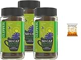 Clipper Organic NoCaf 100g + Indulge Snack | Caffeine-Free Coffee Alternative | Chicory, Barley & Fig | Smooth, Roasted Flavour | New Whole Earth Branding | from SuperfoodUK (Pack of 3)